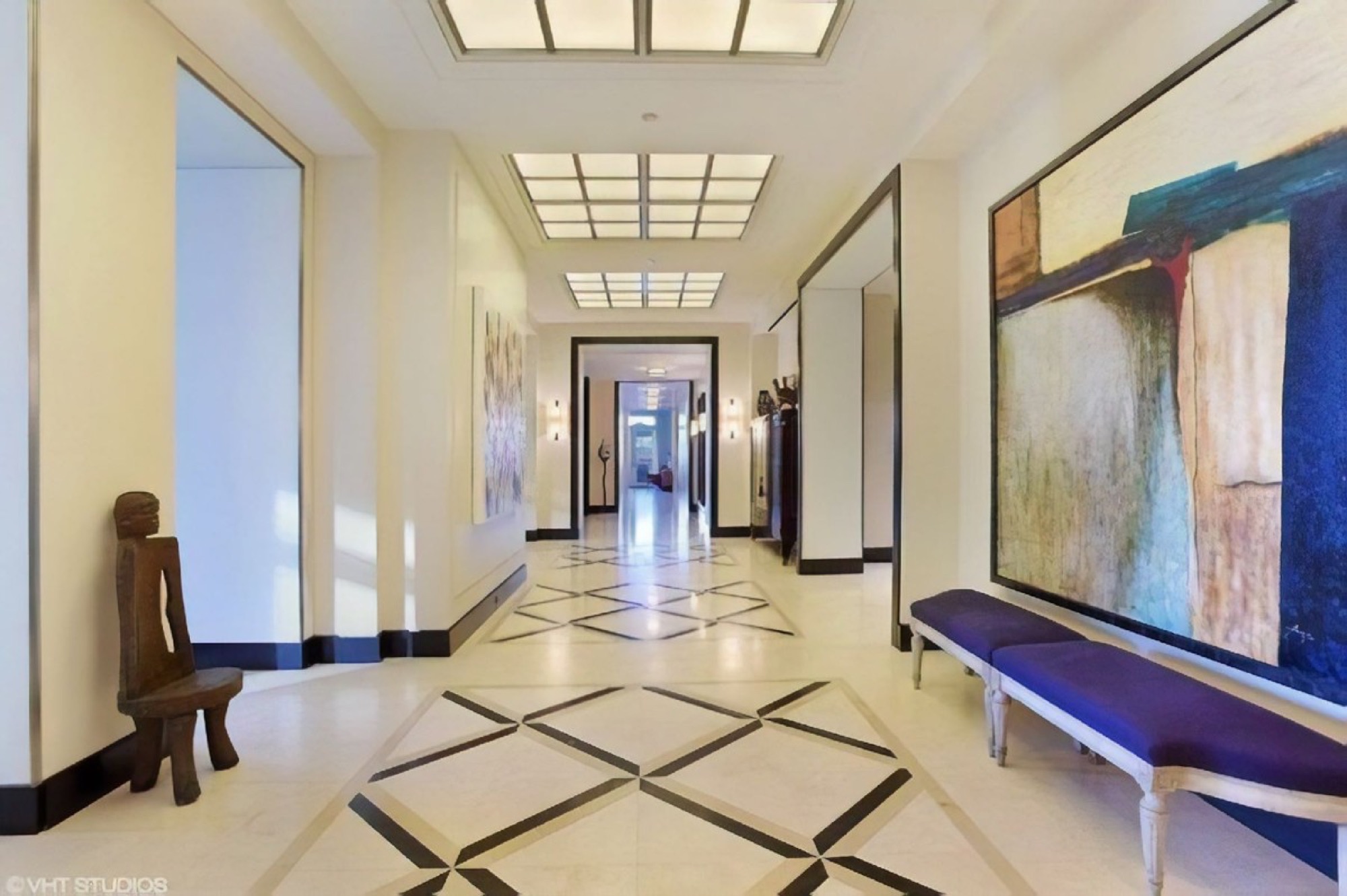 A corridor of marble and light, interior by Scott Himmel & Co.