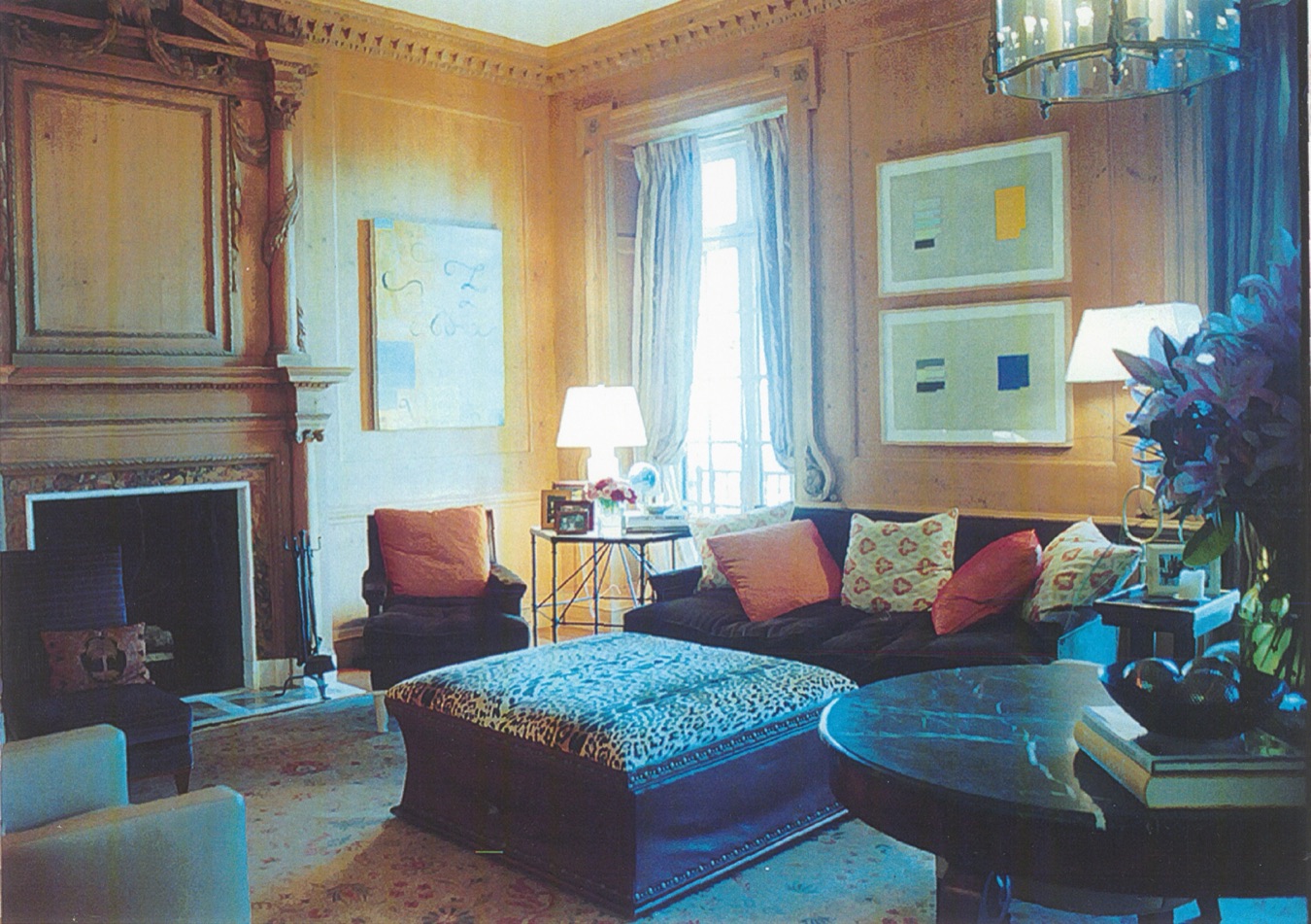 Vintage Duplex Apartment, Lincoln Park, Chicago, interior by Scott Himmel & Co., image 4